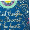 Hallmark Golden Thread Pack of Blank Cards, Jeweled Indian Pattern (8 Cards with Envelopes)(Kind Thoughts  8 Cards with Envelopes)