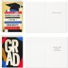 Hallmark Graduation Thank You Cards Bulk, Brush Strokes (40 Thank You Notes and Envelopes)(Black)
