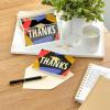 Hallmark Graduation Thank You Cards Bulk, Brush Strokes (40 Thank You Notes and Envelopes)(Brush Strokes Thanks  40 Notecards)