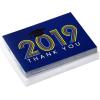 Hallmark Graduation Thank You Cards Bulk, Class of 2024, Retro Blue (40 Thank You Notes with Envelopes)(2019 – Retro Blue Thank You Notes)