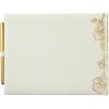 Hallmark Ivory and Gold Guest Book for Weddings, Graduations, Birthdays, Retirement Party, Vacation Home(Ivory)