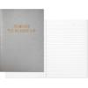 Hallmark Ivory and Gold Guest Book for Weddings, Graduations, Birthdays, Retirement Party, Vacation Home(Kraft)