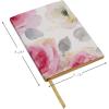 Hallmark Ivory and Gold Guest Book for Weddings, Graduations, Birthdays, Retirement Party, Vacation Home(Watercolor Roses)