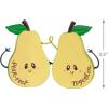 Hallmark Keepsake Christmas Ornament 2024, Growing In Love, Metal & Fabric, Gift for Couple(Pear-fect Together)