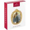 Hallmark Keepsake Christmas Ornament 2024, Just Married Photo Frame, Porcelain, Wedding Gift for Couple(2023 We Tied the Knot)