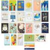 Hallmark Pack of 24 Handmade Assorted Boxed Greeting Cards, Herringbone Pattern Cards for Birthday , Baby Shower , Wedding , Thank You, Sympathy Card, Thinking of You Cards,