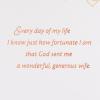 Hallmark Religious 50th Anniversary Card for Wife (Blessing)(Blessing)