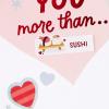Hallmark Romantic Valentine’s Day Card (You & Me) for Anniversary, Love, Romantic Birthday, Sweetest Day(I Love You More Than . . . Fill in the Blank Stickers)
