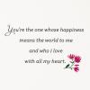 Hallmark Romantic Valentine’s Day Card for Her (You’re the One) for Anniversary, Love, Romantic Birthday, Sweetest Day