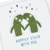 Hallmark Shoebox Funny Anniversary Card for Husband, Wife, Partner (Cactus)(11 (Pack of 2))