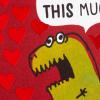 Hallmark Shoebox Pack of 2 Funny Valentines Day Cards (Dinosaur, Nachos)(Dinosaur and Nachos  2 Cards with Envelopes)