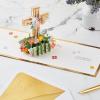 Hallmark Signature Paper Wonder Religious Pop Up Card (Cross with Flowers) for Birthdays, Easter, Baptisms, Confirmations