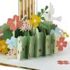 Hallmark Signature Paper Wonder Religious Pop Up Card (Cross with Flowers) for Birthdays, Easter, Baptisms, Confirmations