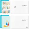 Hallmark Spiritual Birthday Card Assortment (16 Floral Cards with Envelopes, 4 Designs) Bright and Blessed(Party Time)
