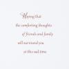 Hallmark Sympathy Card (Thoughts Are With You)