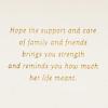 Hallmark Sympathy Card for Loss of Mom (A Mom’s Love Never Ends)(A Mom’s Love Never Ends)