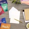 Hallmark Thank You Cards Assortment, Watercolor Thanks (48 Cards with Envelopes for Baby Showers, Wedding, Bridal Showers, All Occasion)(Water Color)