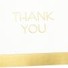Hallmark Thank You Cards, Gold and White Bulk (40 Thank You Notes with Envelopes for Graduation, Business, Weddings, All Occasion)