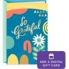 Hallmark Thank You Gift Card Greeting Card (So Grateful) Add a Digital Gift Card for Teachers, Coworkers, Nurses(Thank You)