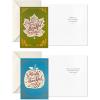 Hallmark Thanksgiving Cards Assortment, Rustic Wood Grain Designs (16 Assorted Cards with Envelopes)(Rustic Cards  16 Pack)