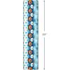 Hallmark Tree of Life Hanukkah Wrapping Paper with Cutlines on Reverse (3 Rolls: 120 Sq. Ft. Total) Blue and Gold Star of David, Menorahs, Candles, Dreidels(Set of 3 Rolls  120 Sq Ft Total)
