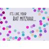 Hallmark Tree of Life Pack of 2 Bar Mitzvah Cards (Mazel Tov)(Colorful Dots)