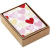 Hallmark Valentine’s Day Cards, Hearts and Stripes (24 Blank Cards with Envelopes) for Thinking of You, Celebration, Just Because, Anniversary, Wedding and More(Cards Assortment)