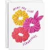Hallmark Birthday Card for Mom, Aunt, Sister, Grandma (What Matters)(Scrunchies)
