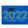 2022 - Retro Blue Thank You Notes