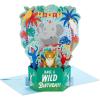 Hallmark Paper Wonder Pack of Pop Up Birthday Cards for Kids, Jungle Animals (8 3D Cards and Envelopes)