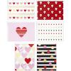 Hallmark Valentine’s Day Cards, Hearts and Stripes (24 Blank Cards with Envelopes) for Thinking of You, Celebration, Just Because, Anniversary, Wedding and More(Cards Assortment)