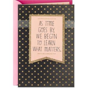 Hallmark Birthday Card for Mom, Aunt, Sister, Grandma (What Matters)(What Matters)