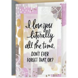 Hallmark Father’s Day Card or Love Card for Him, Lucky Me to Have You (Anniversary Card)(Love You All the Time)