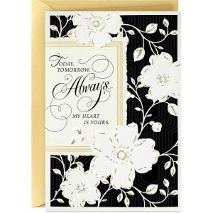 Hallmark Father’s Day Card or Love Card for Him, Lucky Me to Have You (Anniversary Card)(My Heart is Yours)