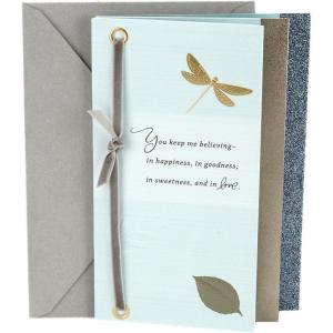 Hallmark Our Anniversary Card (Celebrating Our Love)(Dragonfly and Leaf)