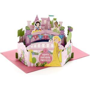 Hallmark Paper Wonder Disney Princess Pop Up Birthday Card for Kids (Castle)(Pop Up  Disney Princess)