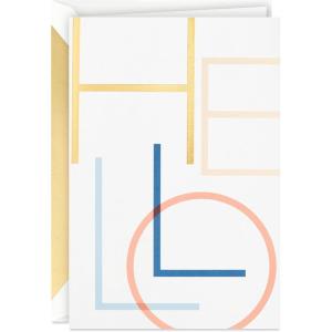 Hallmark Signature Blank Card (Hello)(Hello)