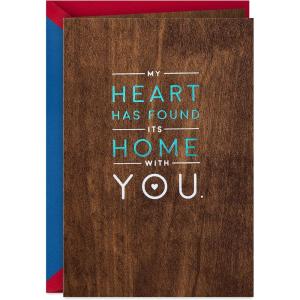 Hallmark Signature Wood Valentines Day Card for Husband, Wife, Boyfriend, Girlfriend (Love Our Life Together) Anniversary Card, Love Card(Love Our Life Together)