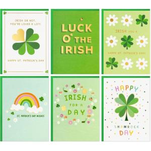 Hallmark St. Patrick’s Day Card Assortment (24 Blank Cards with Envelopes) for Kids, Teens, Friends(St. Patrick’s Day Wishes Card Assortment)