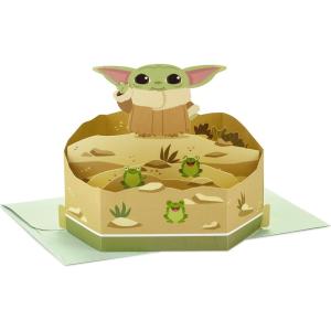 Hallmark Star Wars Pop Up Birthday Card (Baby Yoda), May the 4th Paper Wonder 3D Card