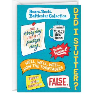 Hallmark The Office Note Cards, Funny Quotes (20 Blank Cards with Envelopes)