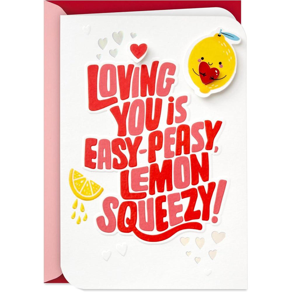 imageHallmark Mothers Day Card for Her Were Meant to Be for Anniversary Romantic Birthday Everyday LoveEasy Peasy Lemon Squeezy