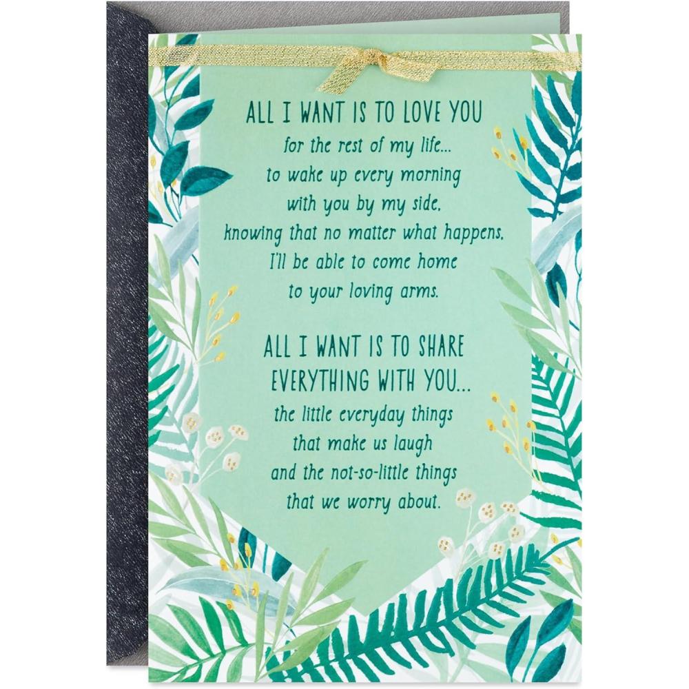 imageHallmark Mothers Day Card for Her Were Meant to Be for Anniversary Romantic Birthday Everyday LoveLove You For the Rest of My Life