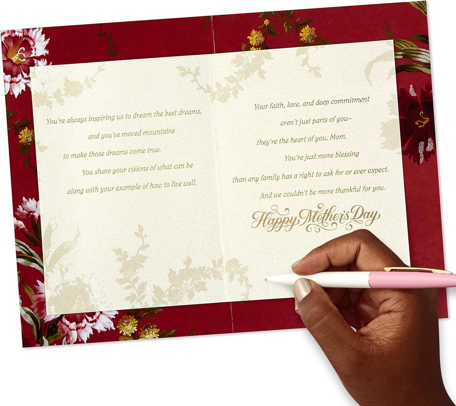 imageDaySpring Religious Mothers Day Card for Mom Extraordinary MothersWe Couldnt Be More Thankful