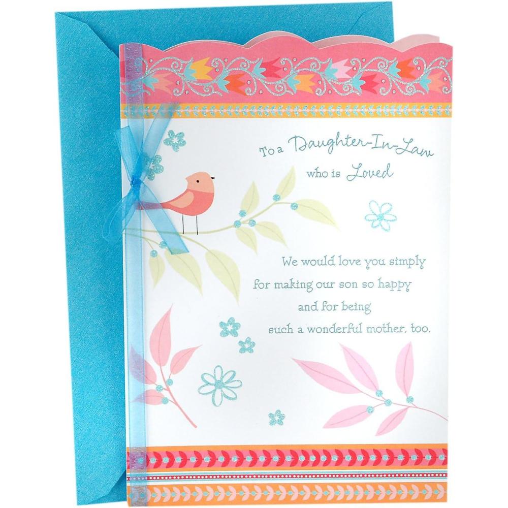 imageHallmark Mothers Day Card for DaughterinLaw Lucky to Have You in Our Lives