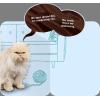 Hallmark Cat Mom Card from Cat (Glad I Adopted You) for Mother’s Day, Birthday, Kitten Adoption Day(Brown)