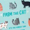 Hallmark Cat Mom Card from Cat (Glad I Adopted You) for Mother’s Day, Birthday, Kitten Adoption Day(Teal)