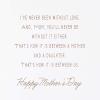 Hallmark Mothers Day Card (Love Comes Full Circle)(From Daughter)