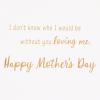 Hallmark Mothers Day Card (Love Comes Full Circle)(Thank You for Helping Me Be Me)