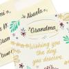Hallmark Mother’s Day Card for Grandmother, Nana, Mimi, Abuela (Personalized Stickers)(Personalize with Grandma’s Nickname)